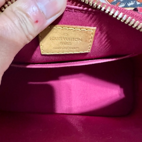 LOUIS VUITTON ❤️🌟AA1173 VERNIS RED ALMA BB NO LONG STRAP ⭐️ - Picture 12 of 15